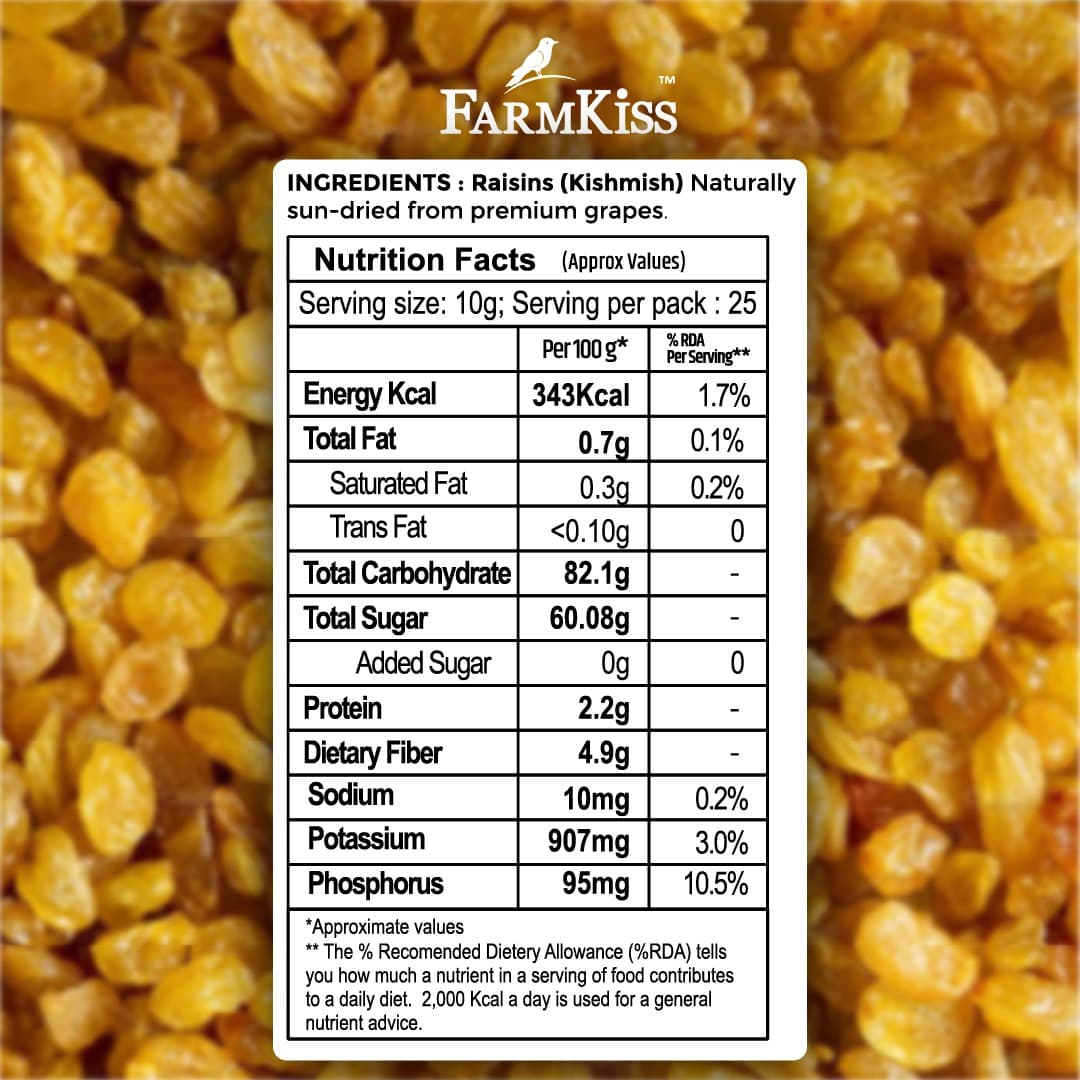 FarmKiss Green Raisins — view 5